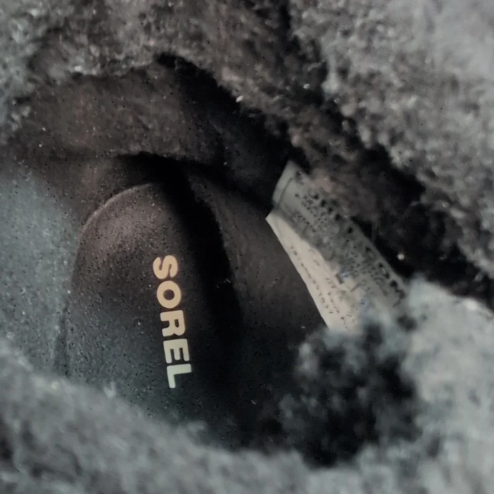 Sorel explorer carnival 100g black boots womans size 6 EU 37 - Picture 11 of 15